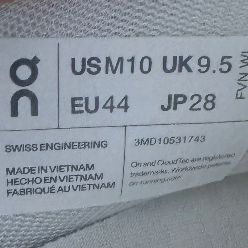 On Running Men's White Sneakers - Picture 6 of 6
